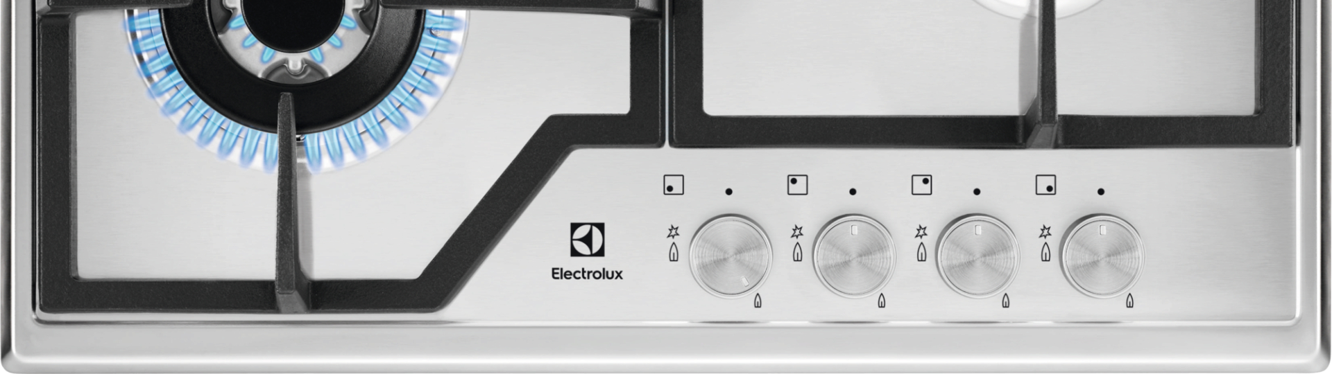 ELECTROLUX 600 gaskookplaat - 60cm - KGS6436SX