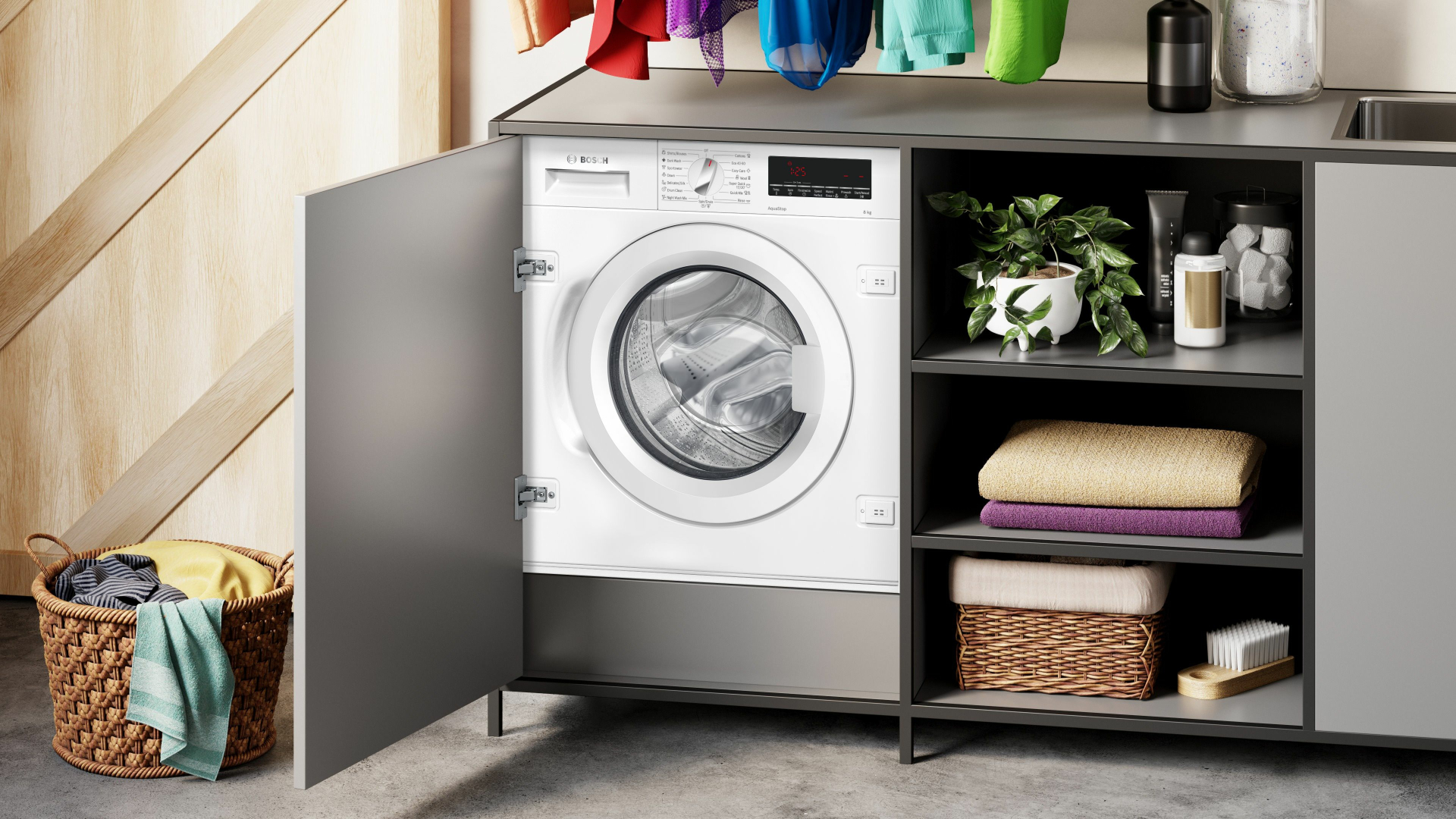 BOSCH SERIE 8 Inbouw wasmachine 8 kg - WIW28542EU