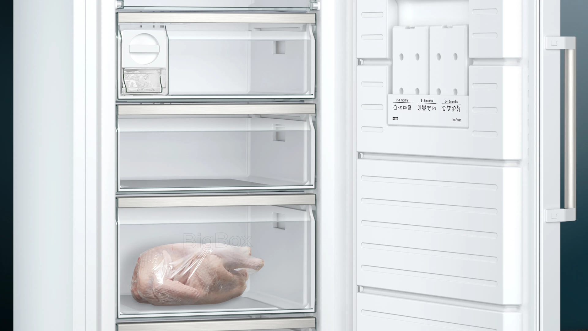 SIEMENS iQ500 vrijstaande vriezer - 191cm - GS58NAWCP