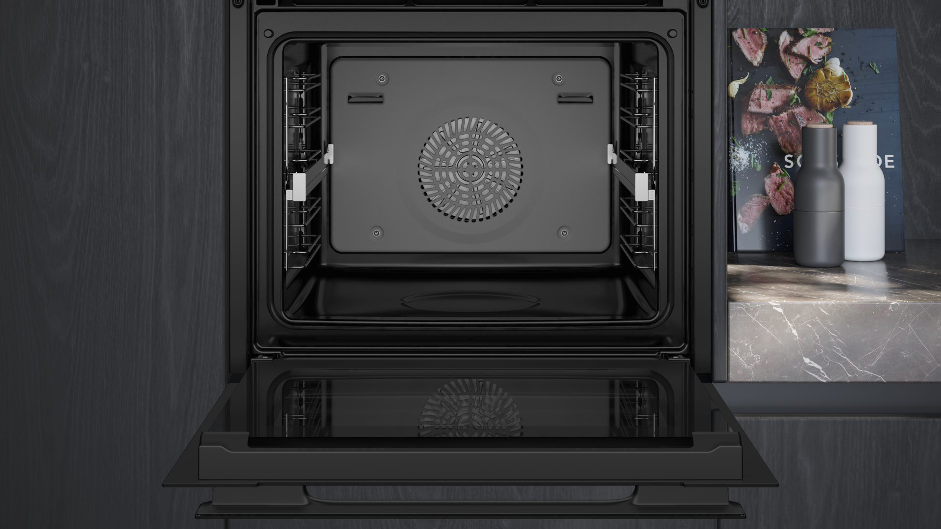 SIEMENS iQ700 multifunctionele oven met stoom - 60cm - HS936GAB1