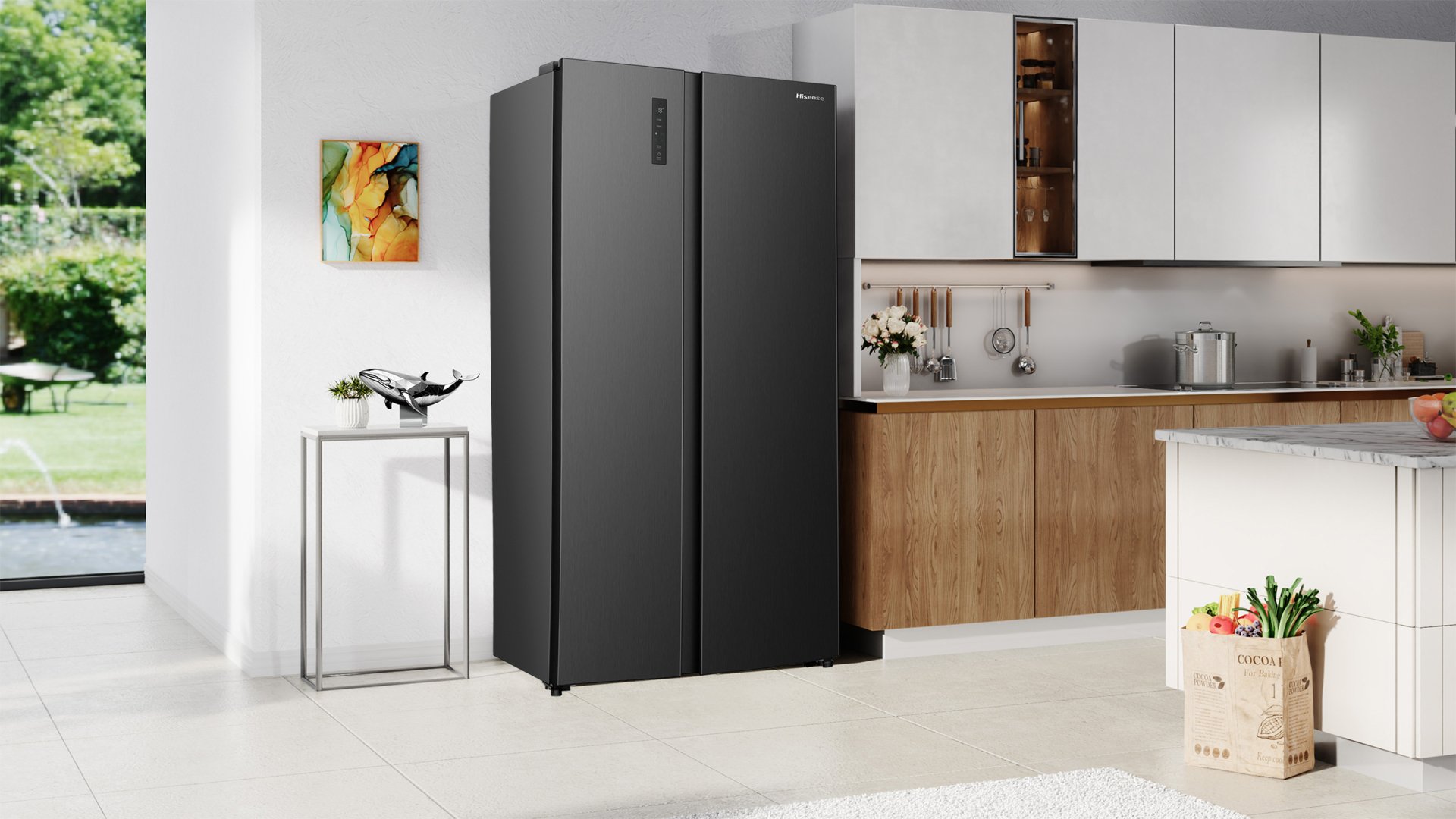 HISENSE side-by-side - 178cm - RS3P558NEFD