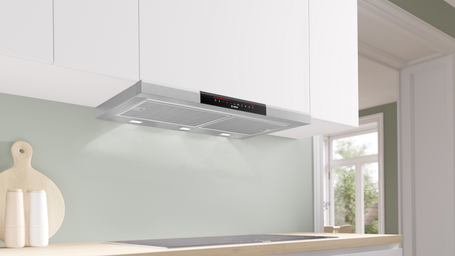BOSCH SERIE 8 telescopische dampkap - 90cm - DFS097K51
