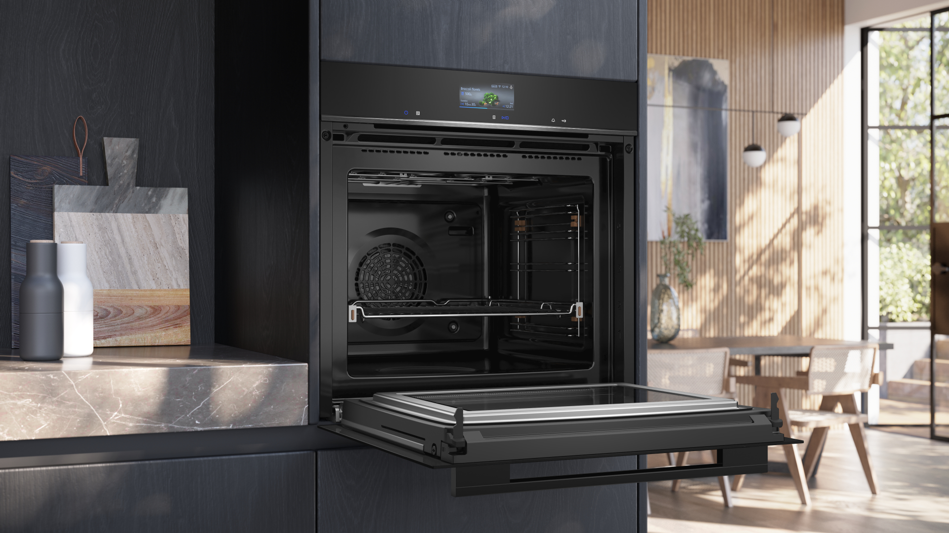SIEMENS IQ700 Inbouw combi-microgolfoven - HM776GNB1F