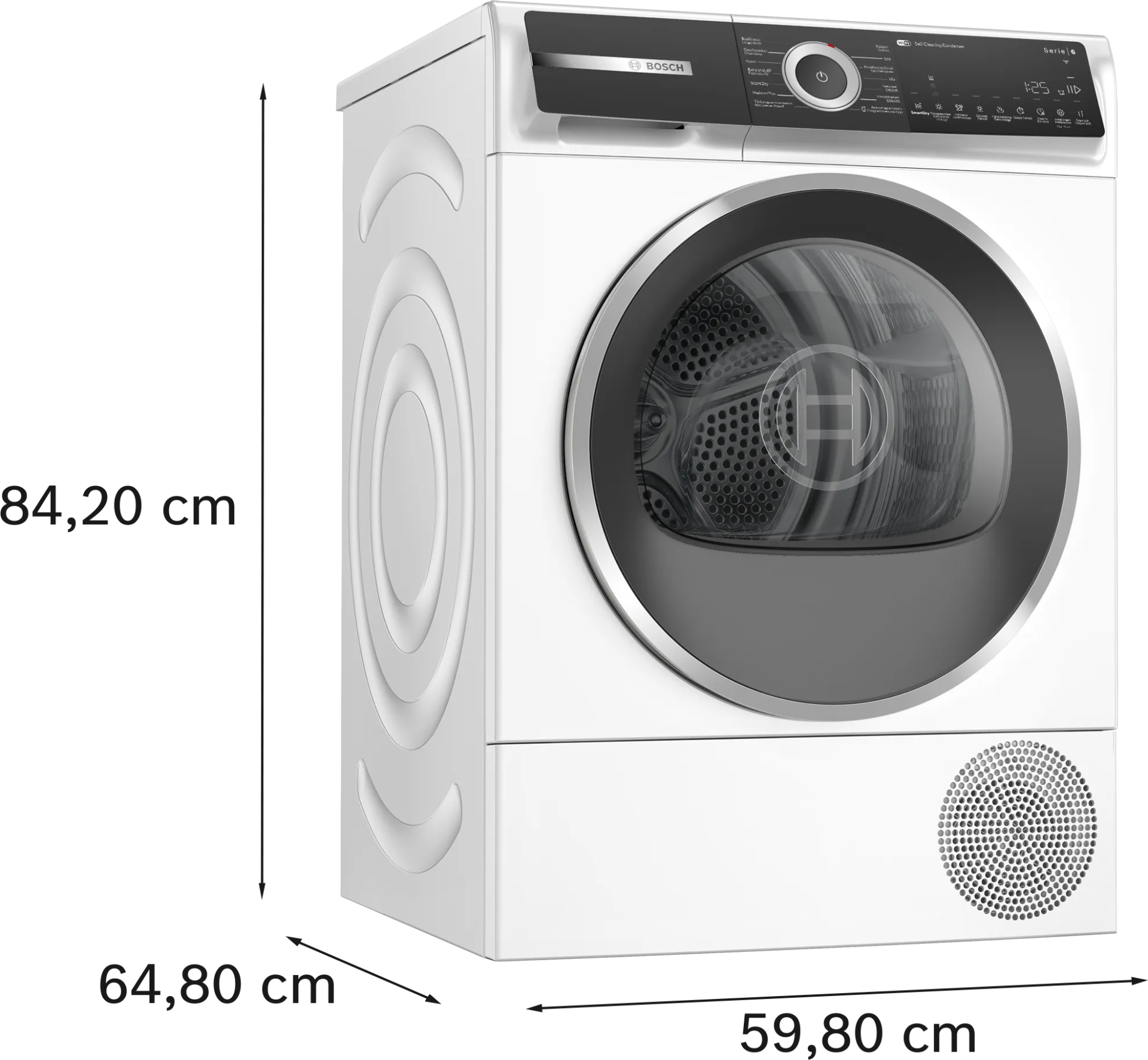BOSCH Serie 6 Droogkast 9 kg - WQH246DPFG