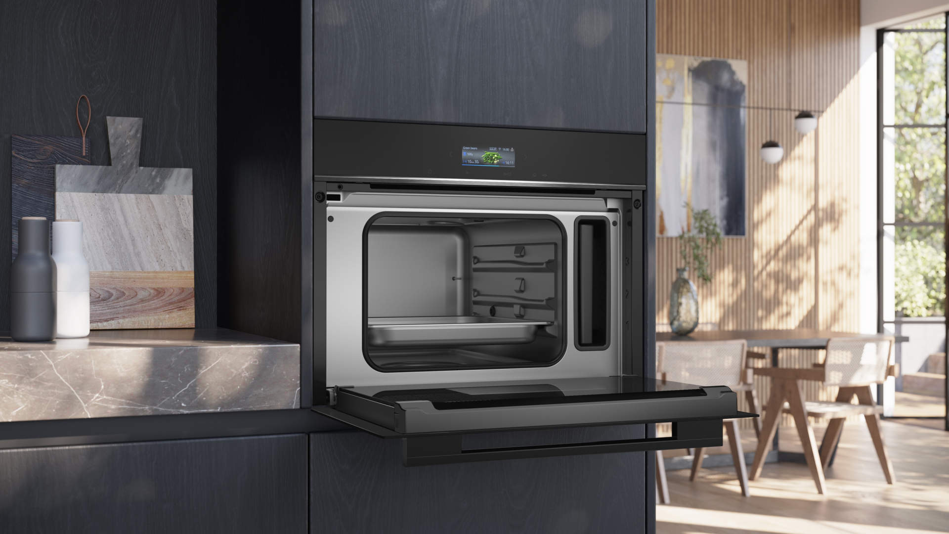 SIEMENS IQ700 stoomoven - 45cm - CD714GXB1