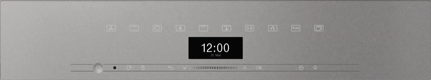 MIELE VITROLINE multifunctionele oven met stoomtoevoeging - 60cm - H7460BPGRGR