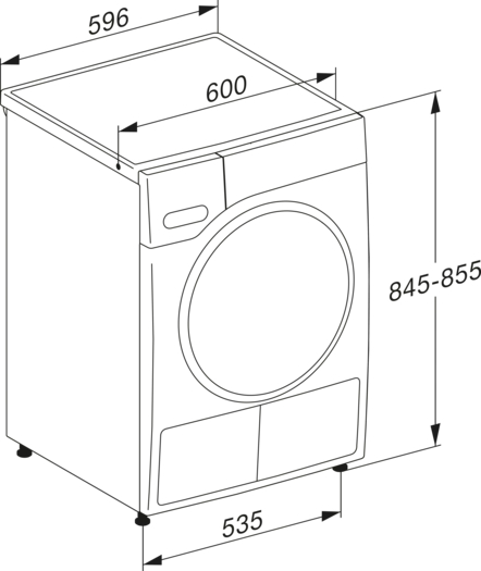 MIELE CLASSIC WHITE EDITION Droogkast 8 kg - TWC640WP