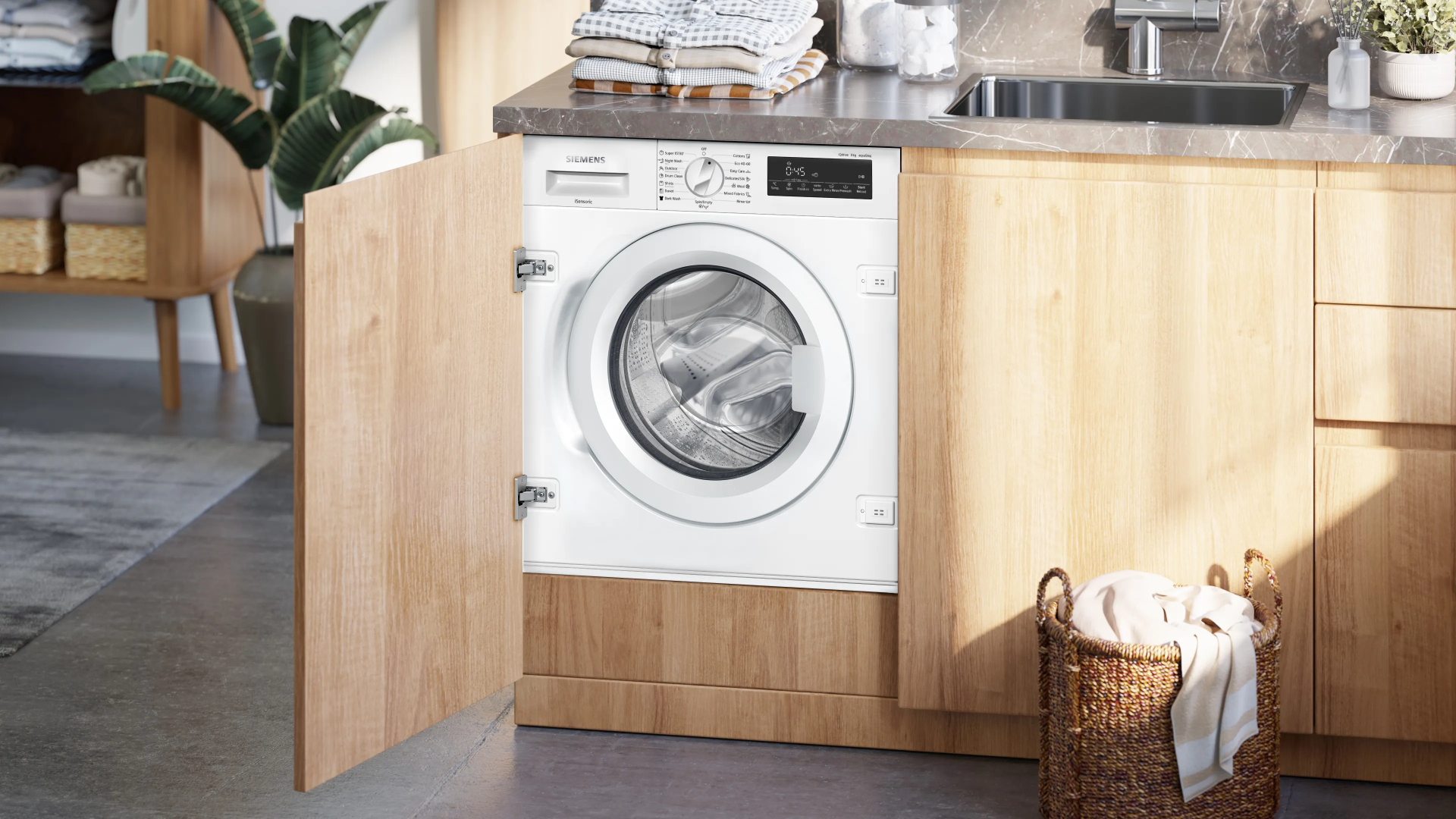 SIEMENS IQ700 Inbouw wasmachine 8 kg - WI14W542EU
