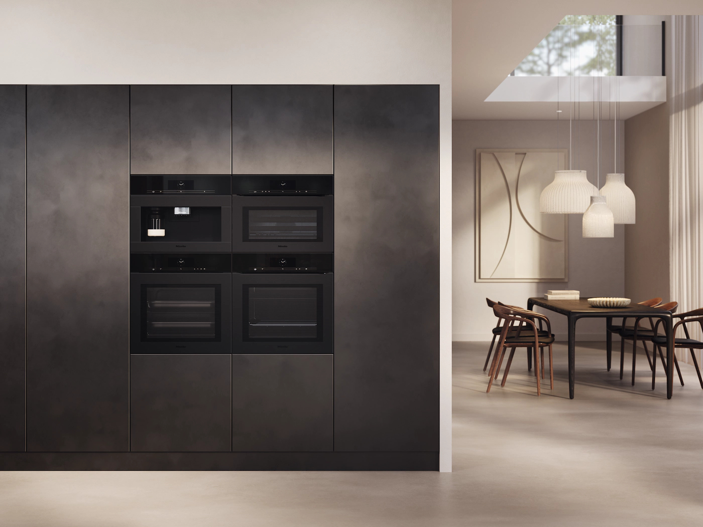 MIELE ARTLINE multifunctionele oven met microgolfoven - 45cm - H7840BMX125GALAEDITIONOBSW/MATT