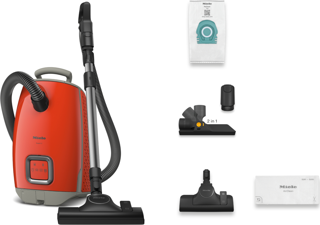 MIELE GUARD stofzuiger met zak - GUARDL1TERRAREDCE