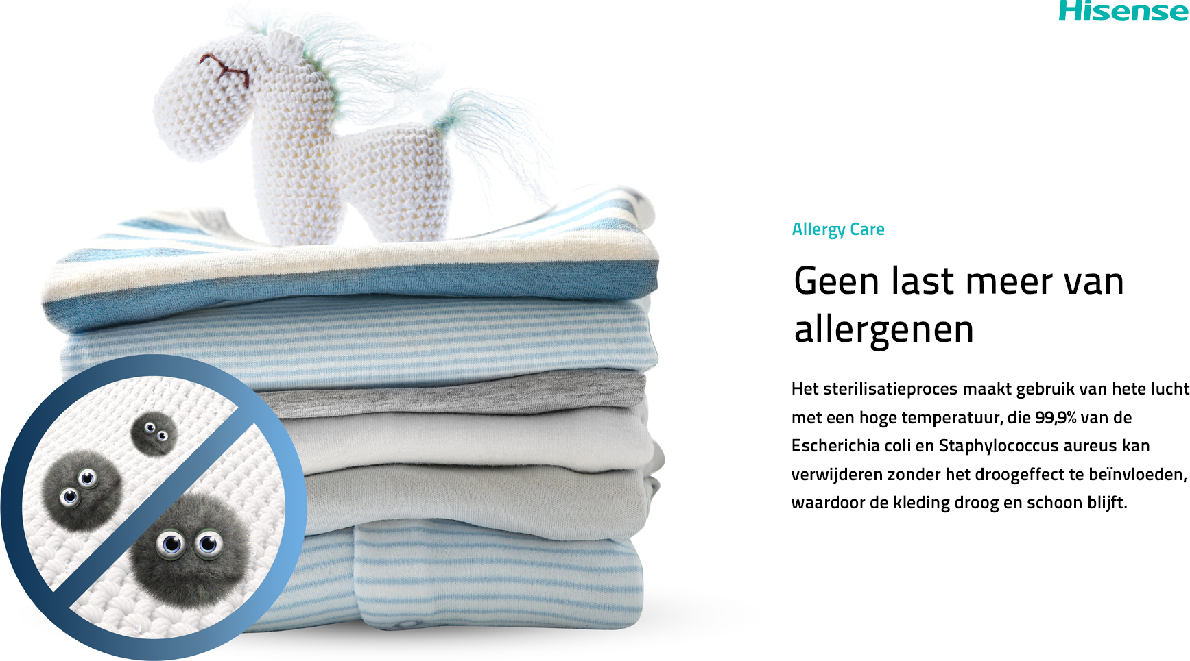 HISENSE droogkast - warmtepomp - DH5S102BW