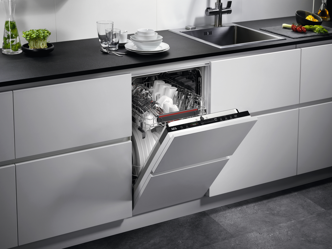 AEG 6000 vaatwasser volledig integreerbaar - FSE73407P