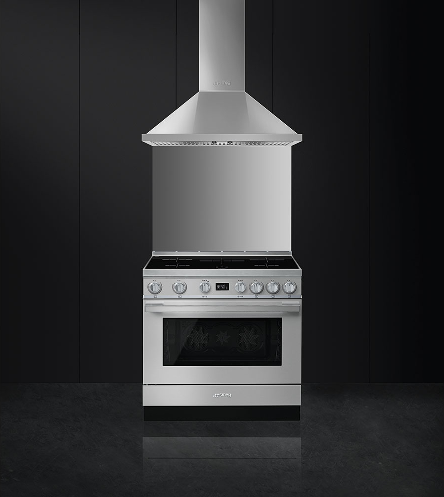 SMEG fornuis met inductie kookplaat - 90cm - CPF9IPX