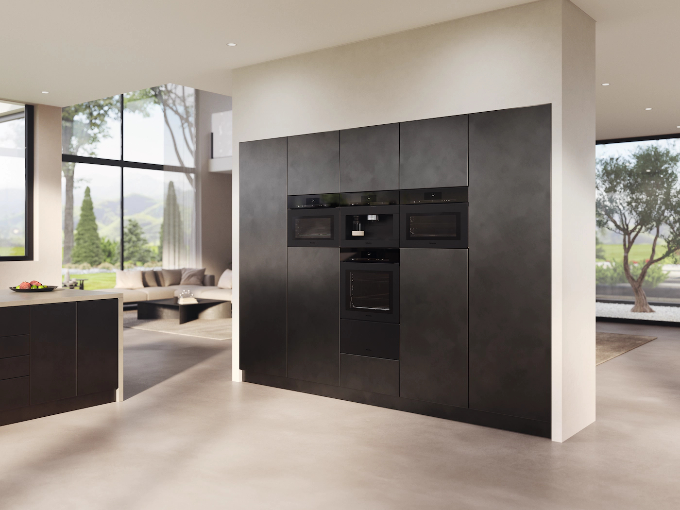 MIELE ARTLINE multifunctionele oven met microgolfoven - 45cm - H7840BMX125GALAEDITIONOBSW/MATT