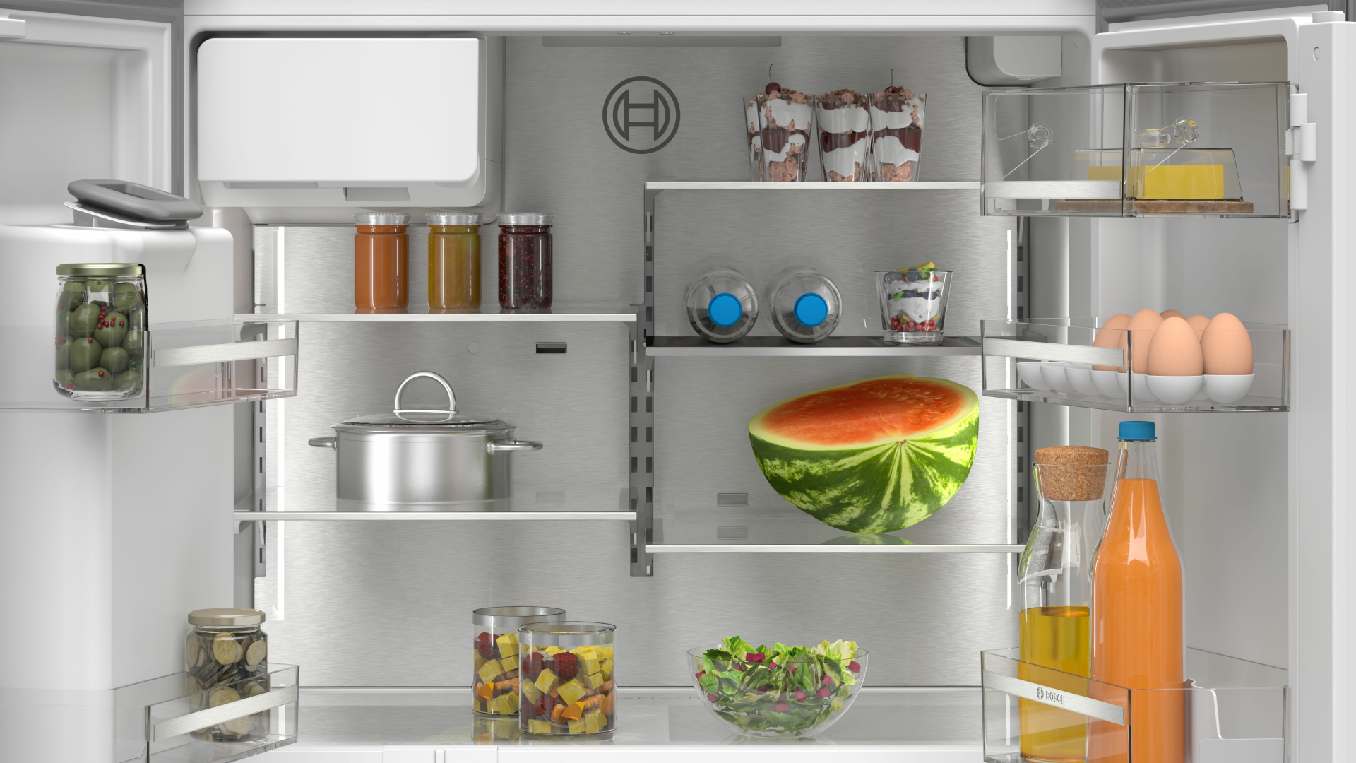 BOSCH SERIE 6 side-by-side - 183cm - KFD96APEA