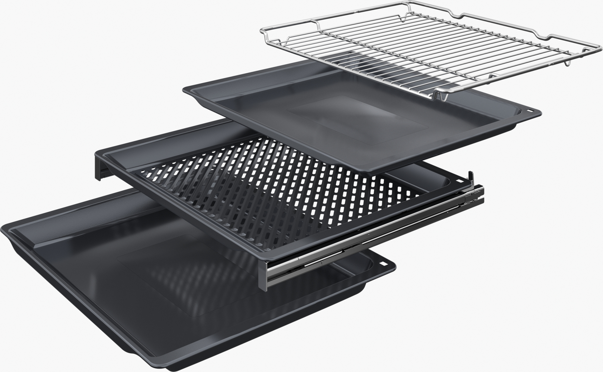 BOSCH SERIE 8 multifunctionele oven met microgolfoven - 60cm - HMG936AB1
