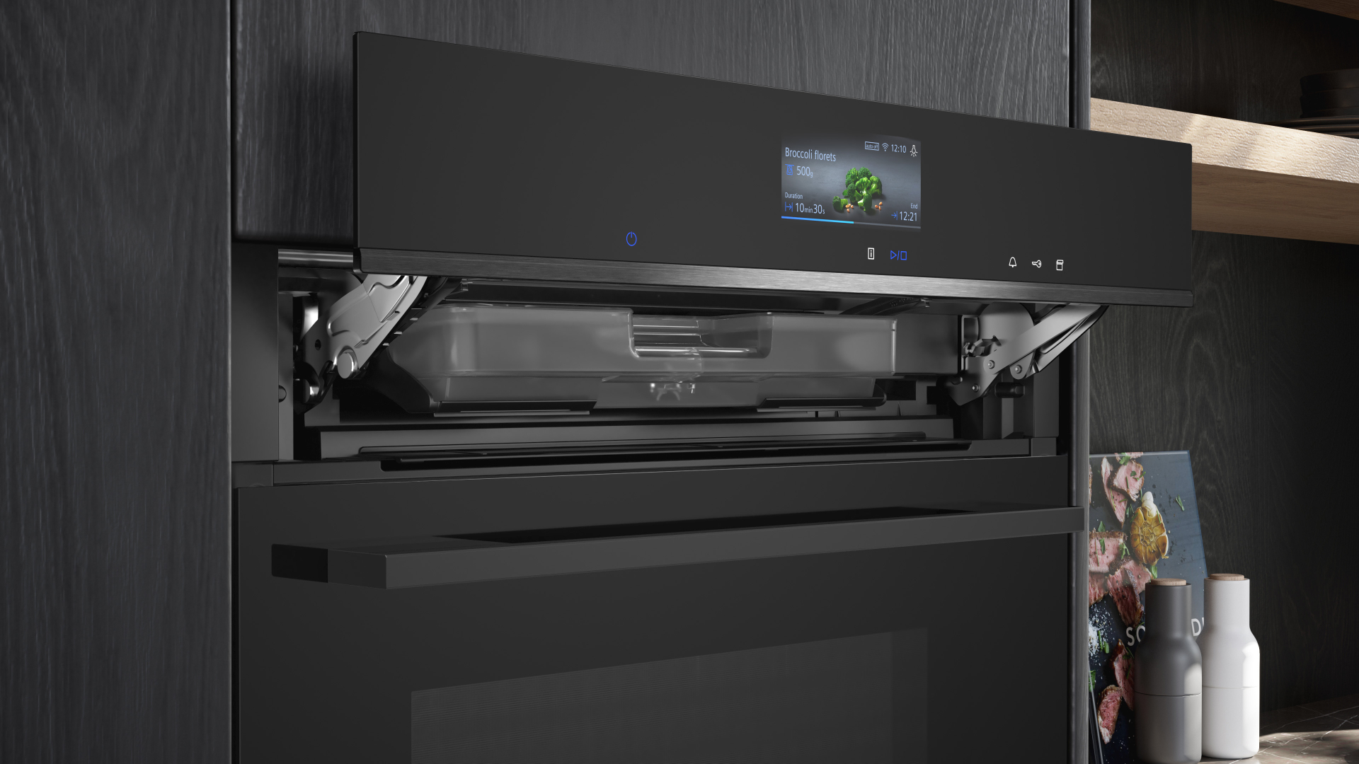 SIEMENS IQ700 multifunctionele oven met stoom - 60cm - HS736G3B1
