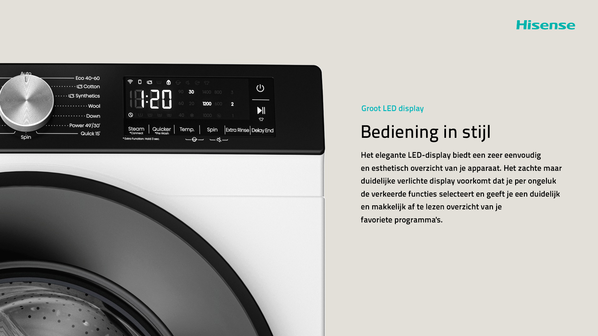HISENSE wasmachine - WF3S9045BW3/BLX