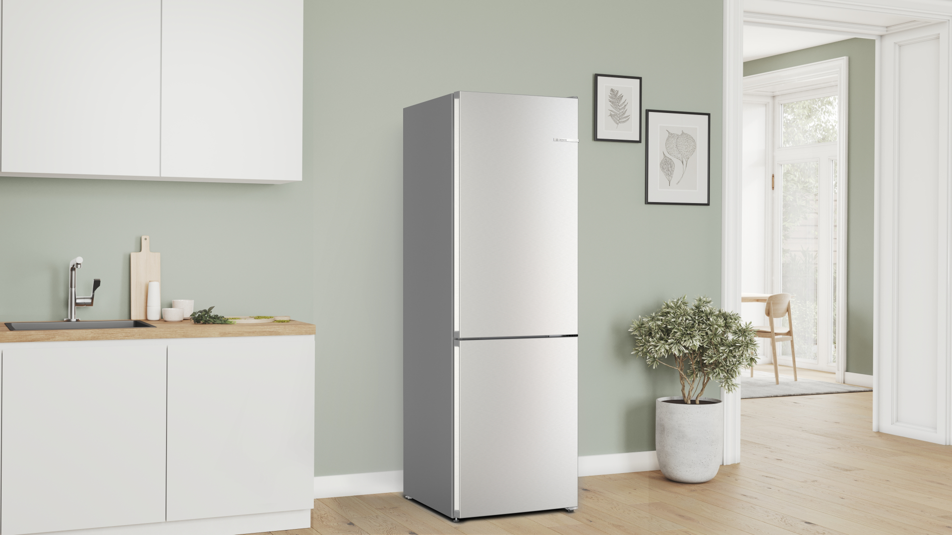 BOSCH Series 4 koel-/vriescombinatie - 186cm - KGN362LAF