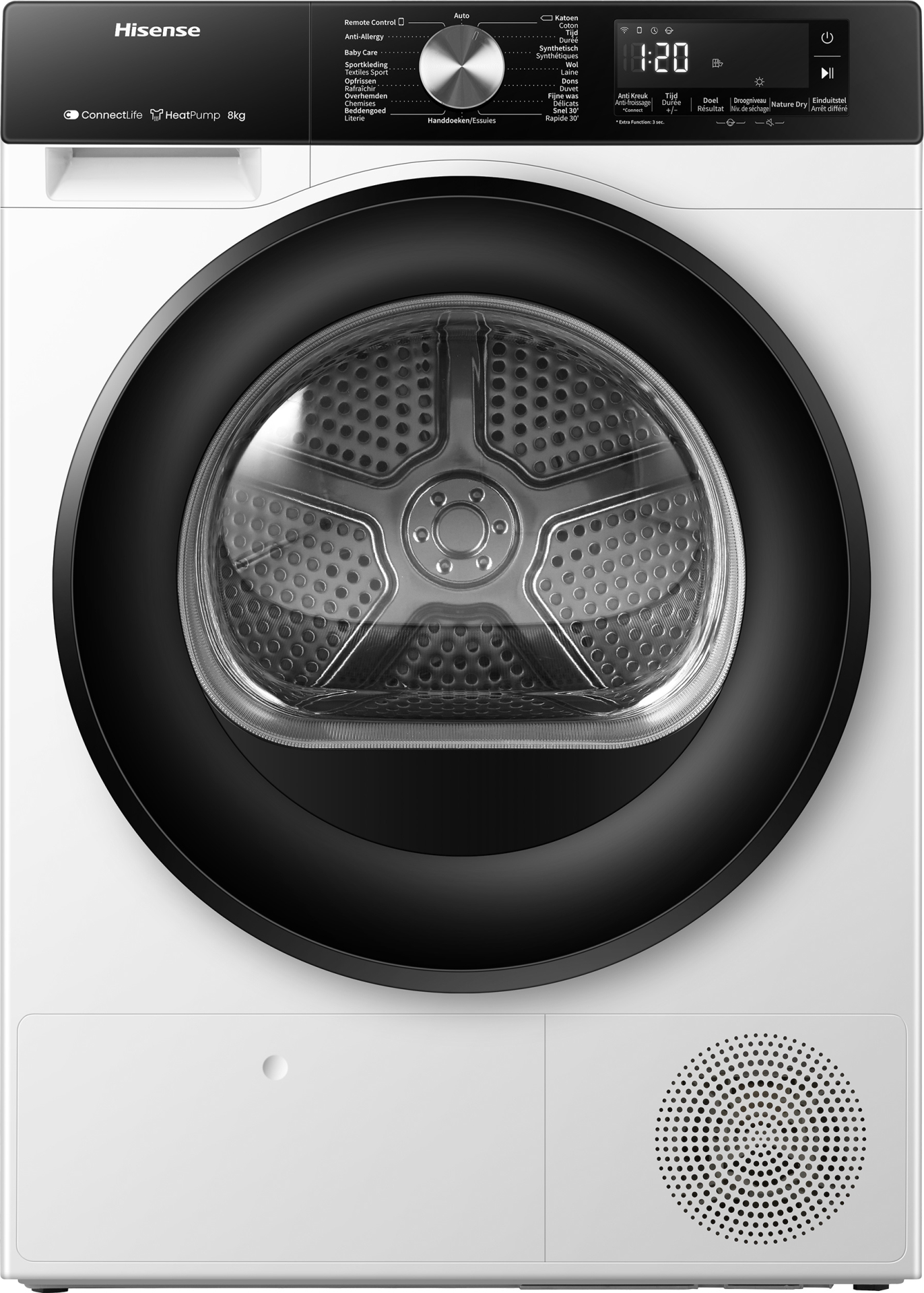 HISENSE droogkast - warmtepomp - DH3S802BW2