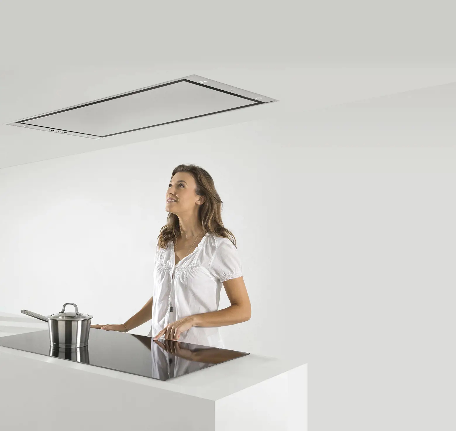 NOVY Pureline plafonddampkap - 90cm - 6835