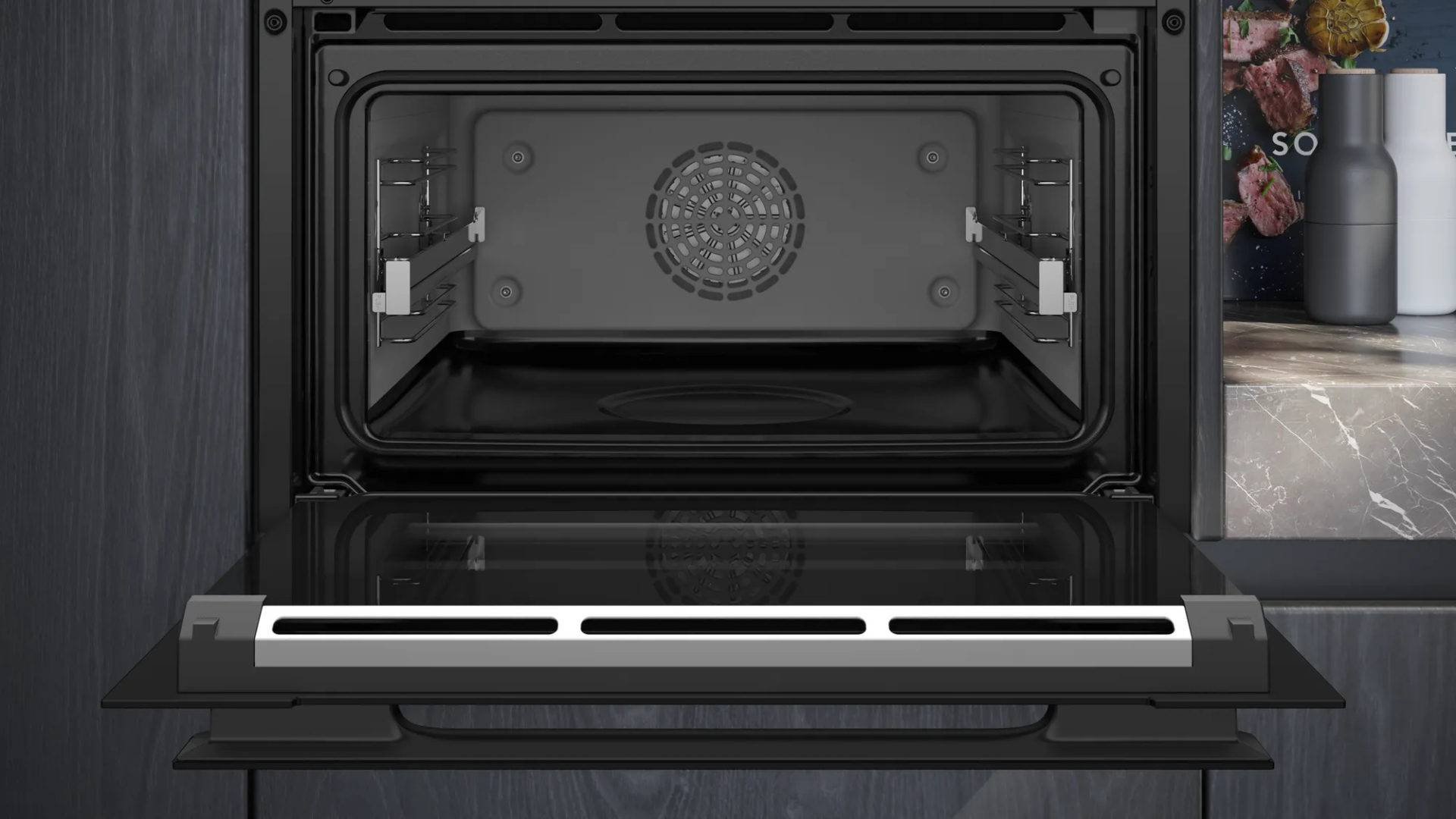 SIEMENS IQ700 multifunctionele oven met stoom - 45cm - CS958GCB1
