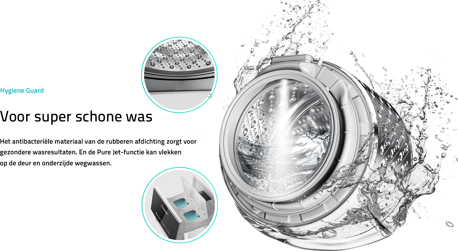 HISENSE wasmachine - WF5S1045BB