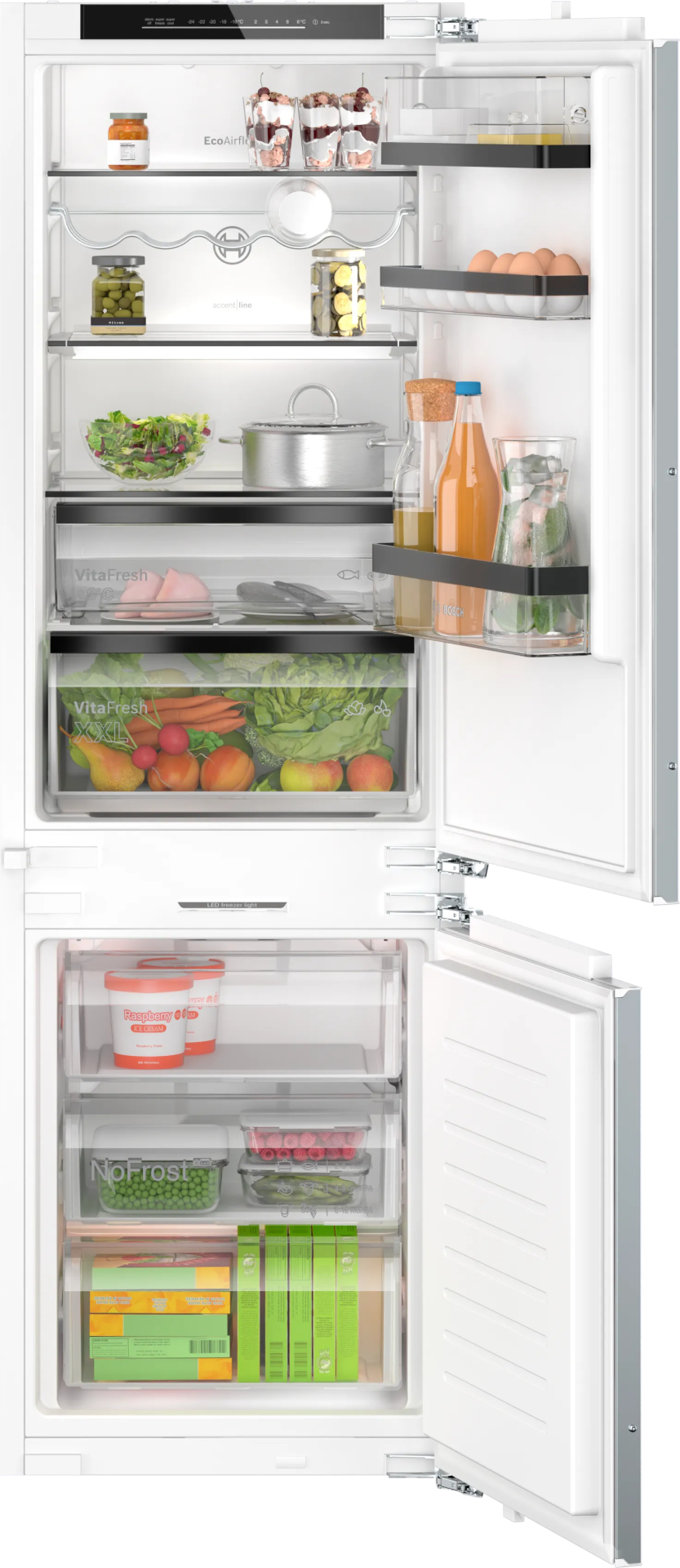 BOSCH SERIE 6 koel-/vriescombinatie - 178cm - KIN86SDC0