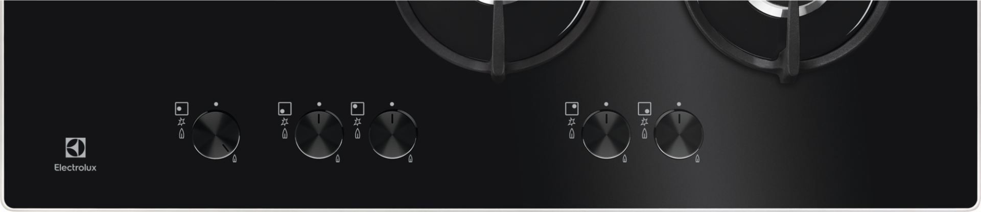 ELECTROLUX 600 gaskookplaat - 75cm - KGG7567K