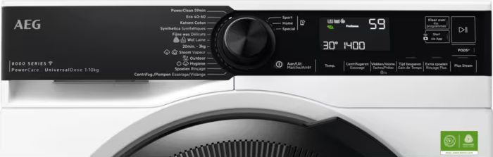 AEG 8000  wasmachine - LR86POWER