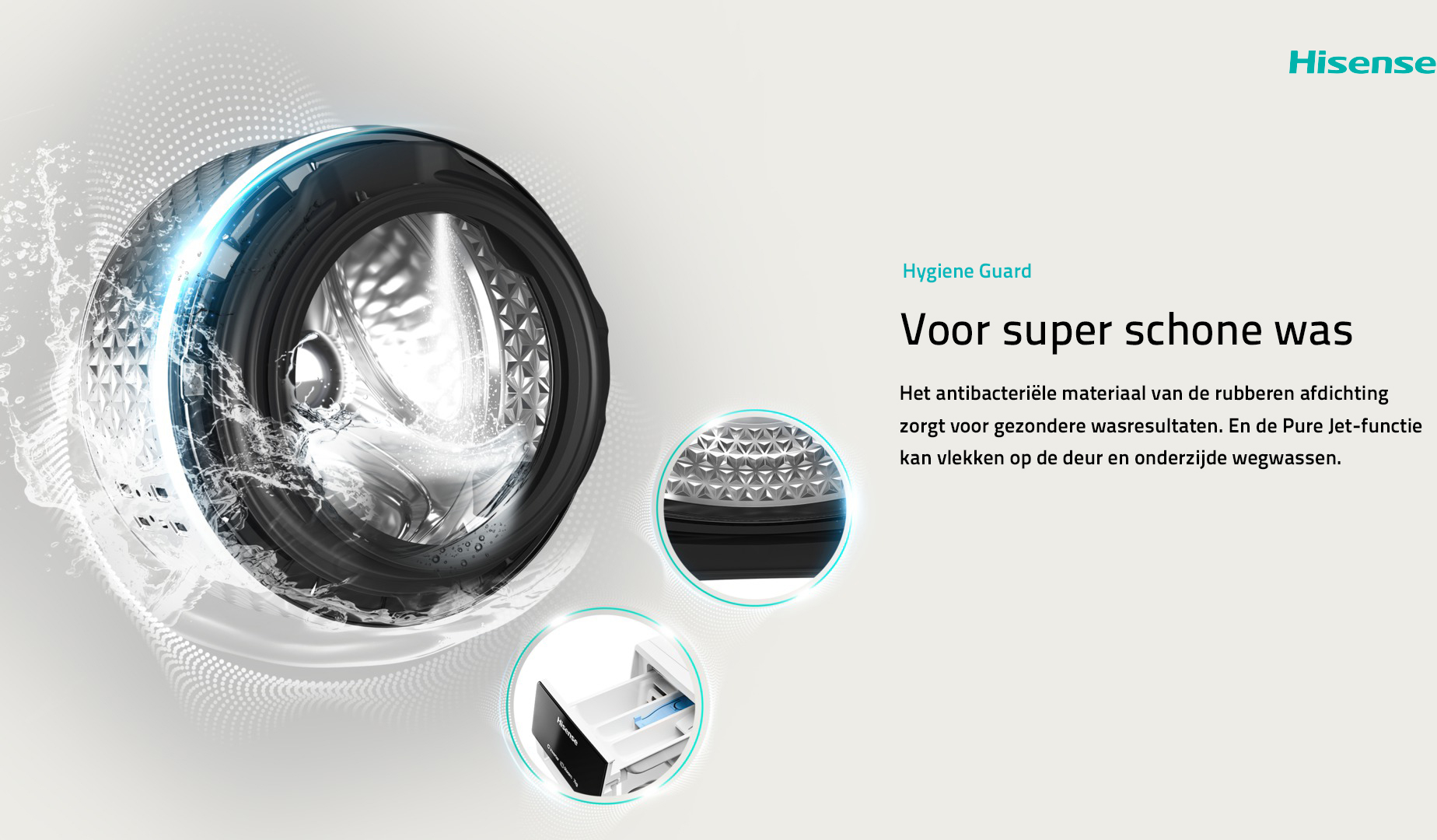 HISENSE wasmachine - WF3S9045BW3/BLX