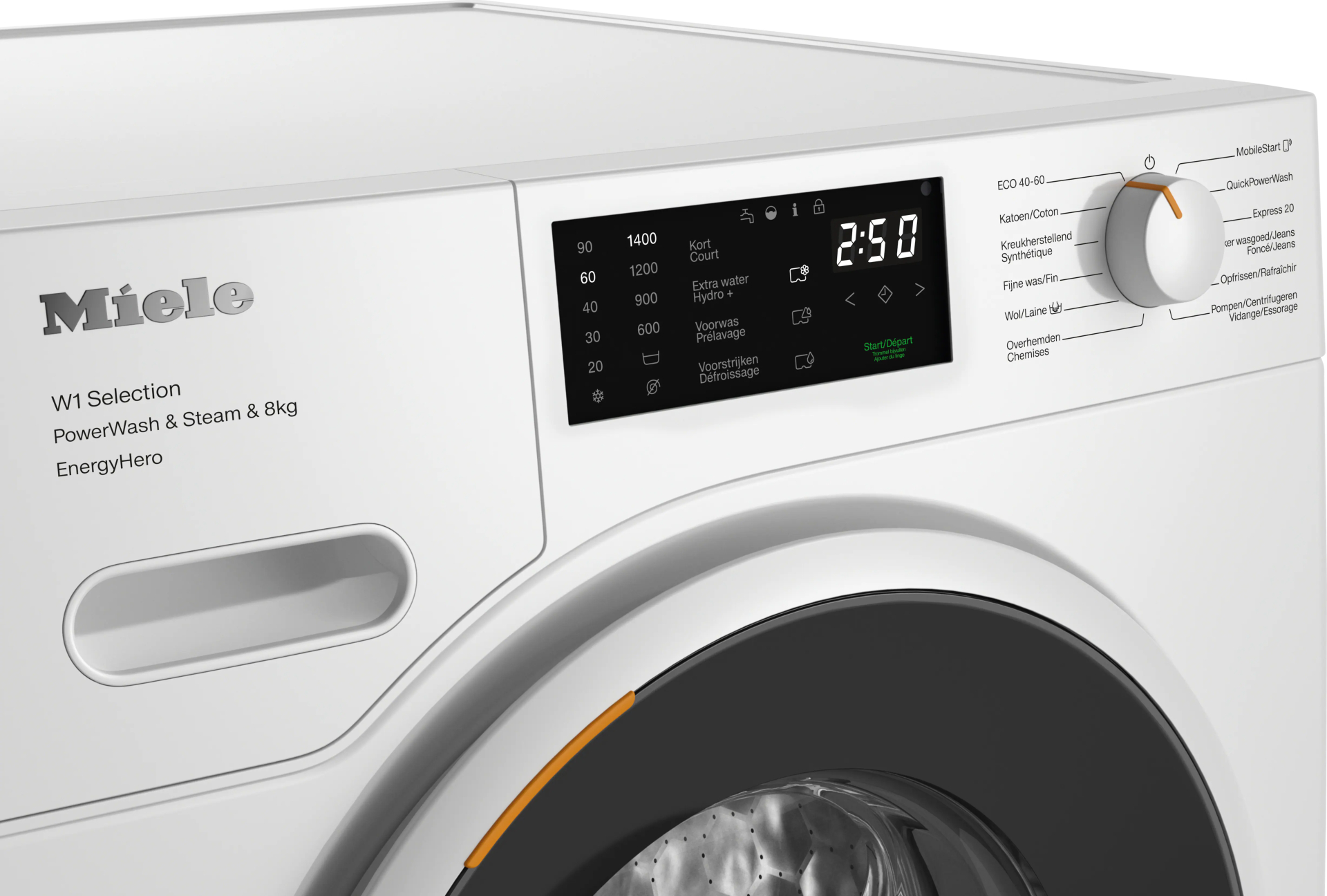 MIELE SELECTION WHITE EDITION Wasmachine 8 kg - WSE383WCS