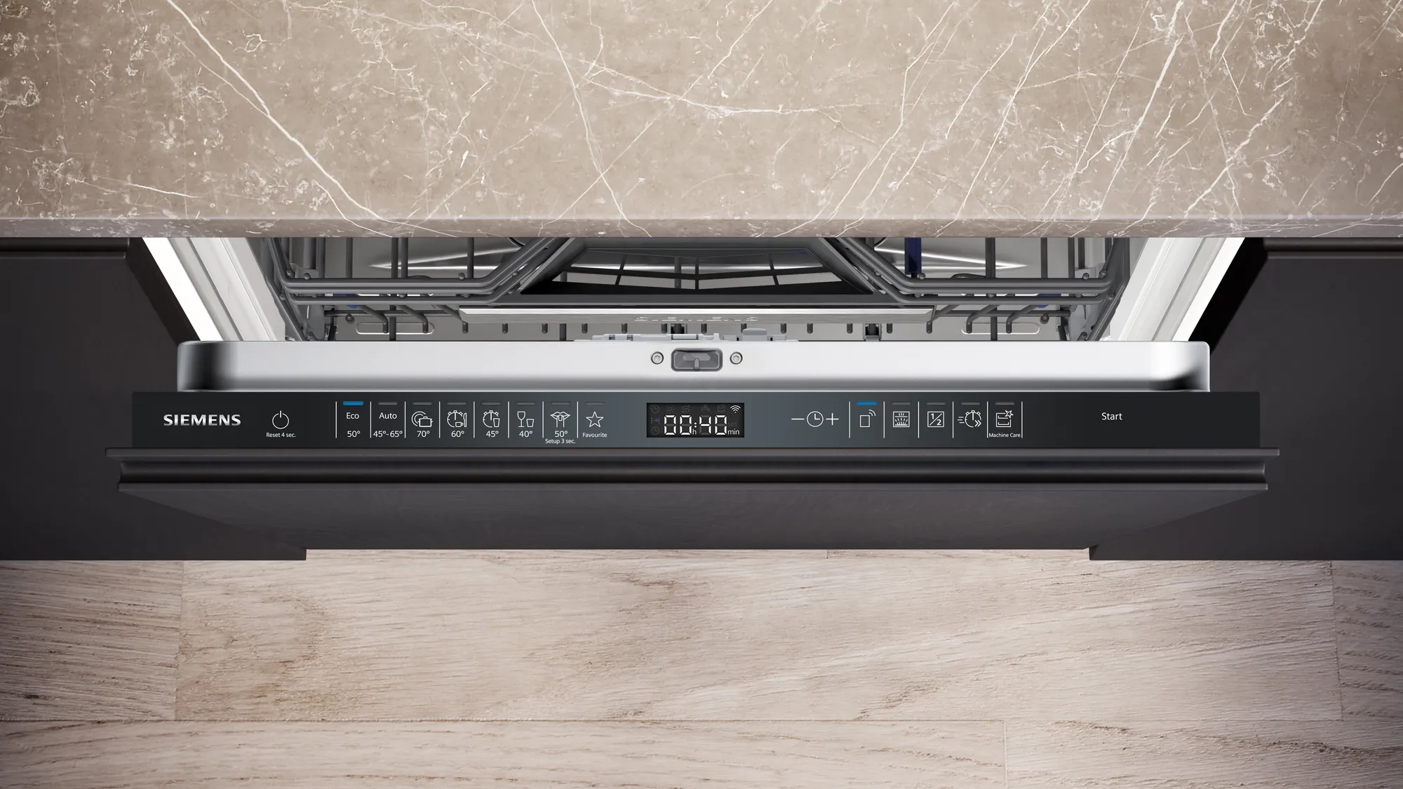 SIEMENS iQ500 vaatwasser volledig integreerbaar - SN95EX12CE