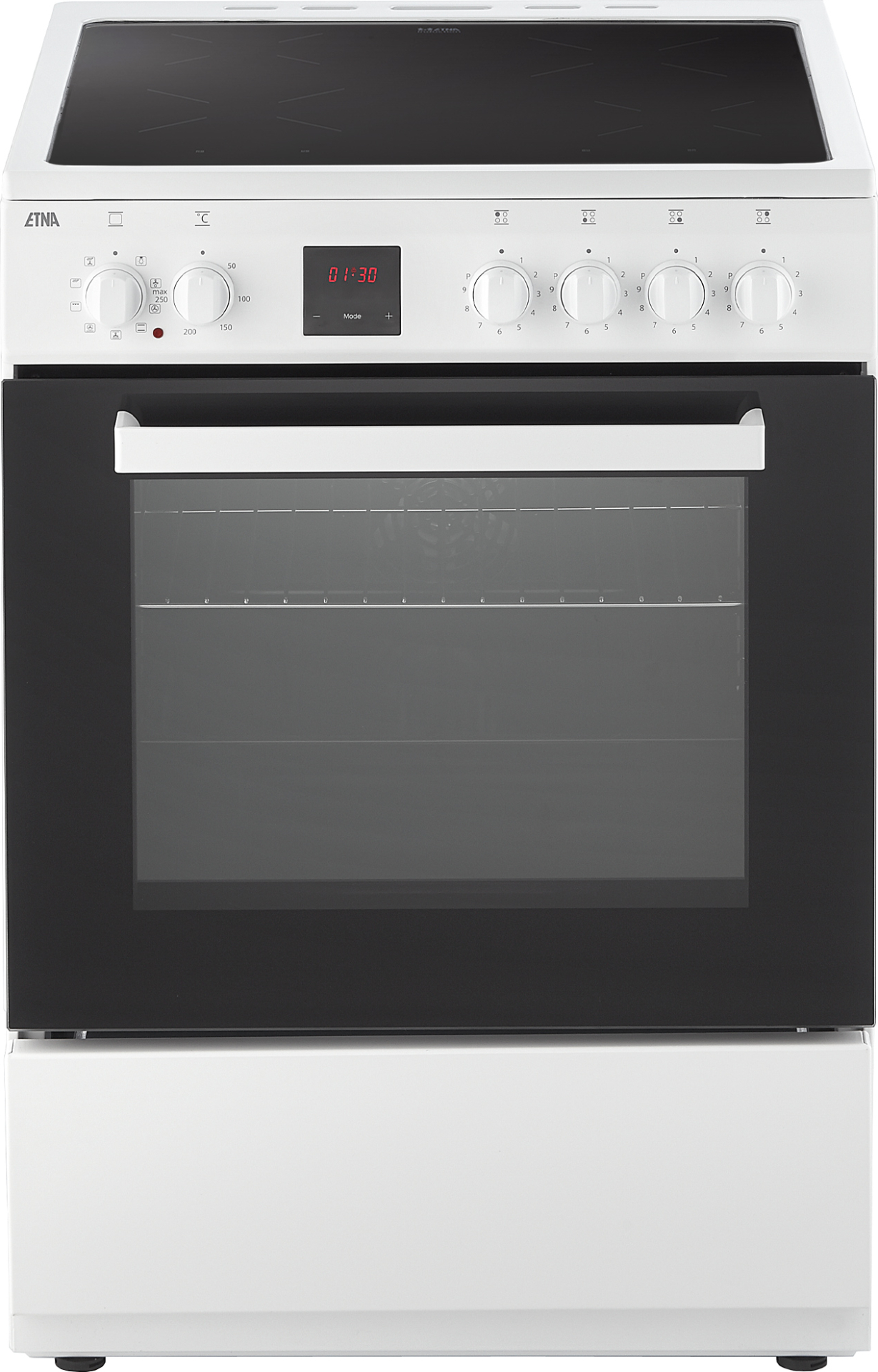 ETNA fornuis met inductie kookplaat - 60cm - FIV760WIT
