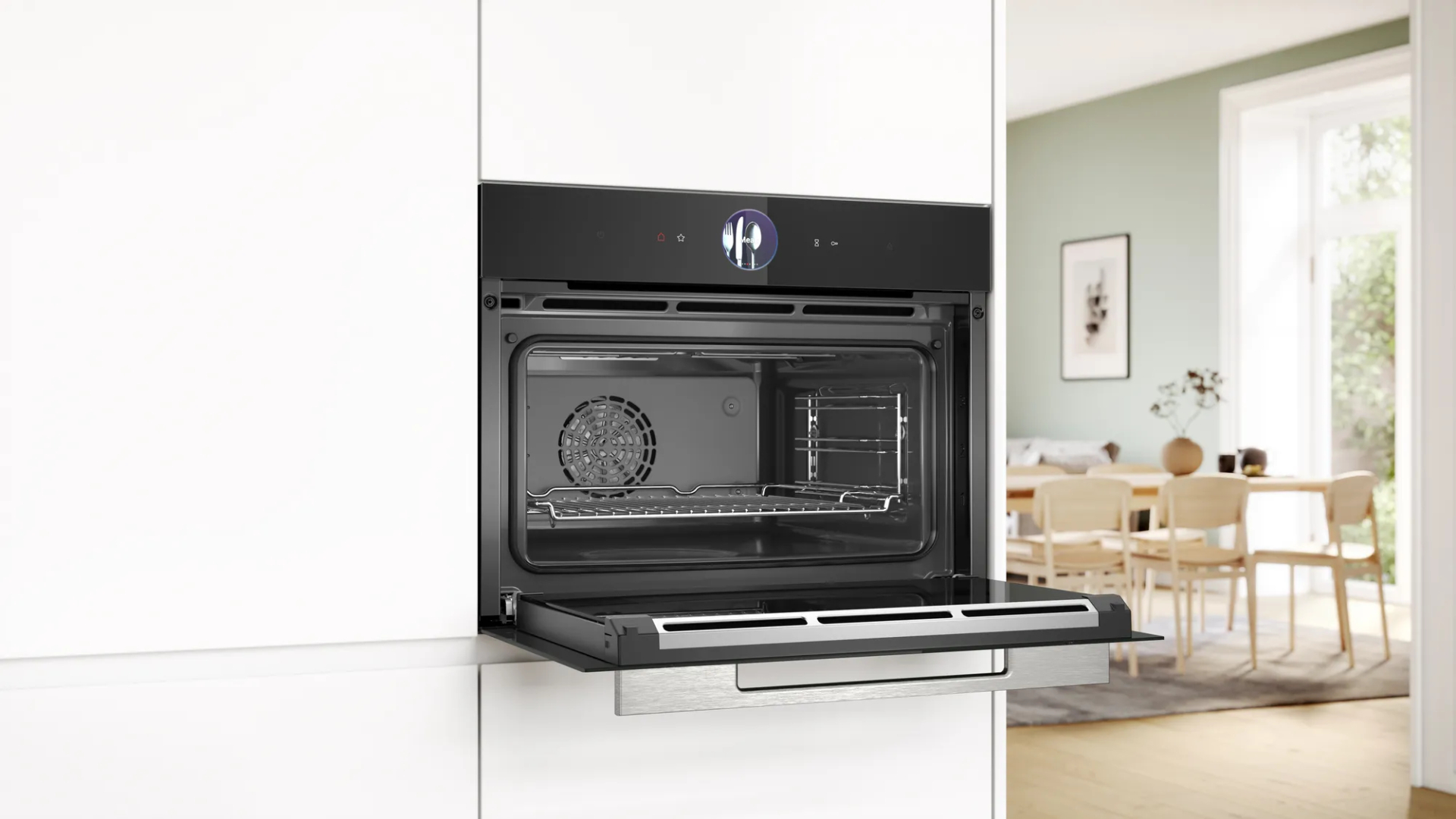 BOSCH SERIE 8 multifunctionele oven met stoom - 45cm - CSG7361B1