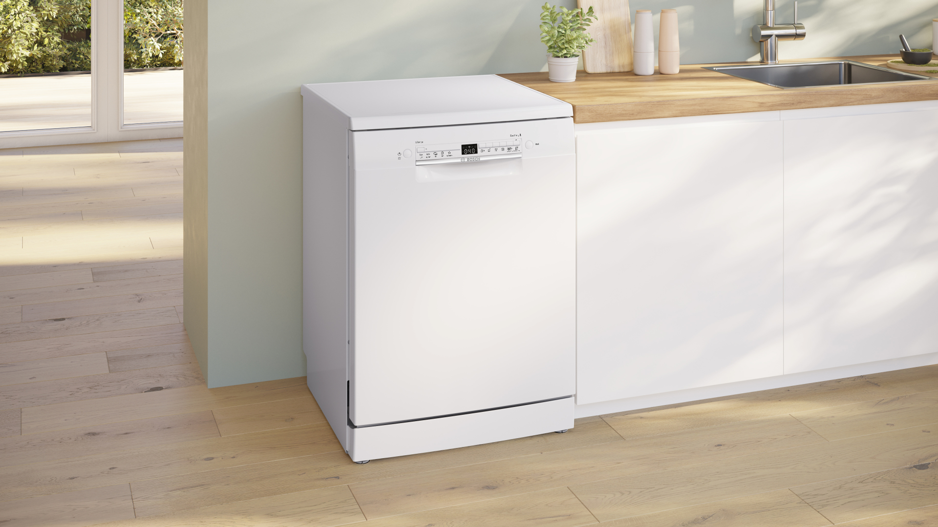BOSCH SERIE 2 vrijstaande vaatwasser - SMS2HTW02E