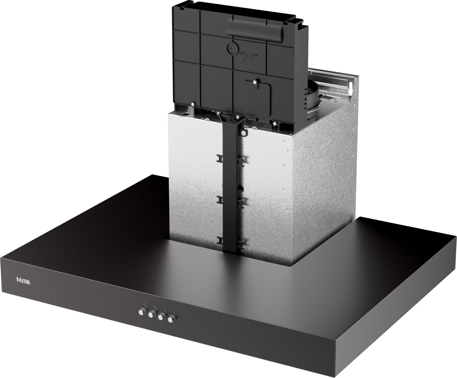 ETNA wandschouwdampkap - 60cm - AB260ZT