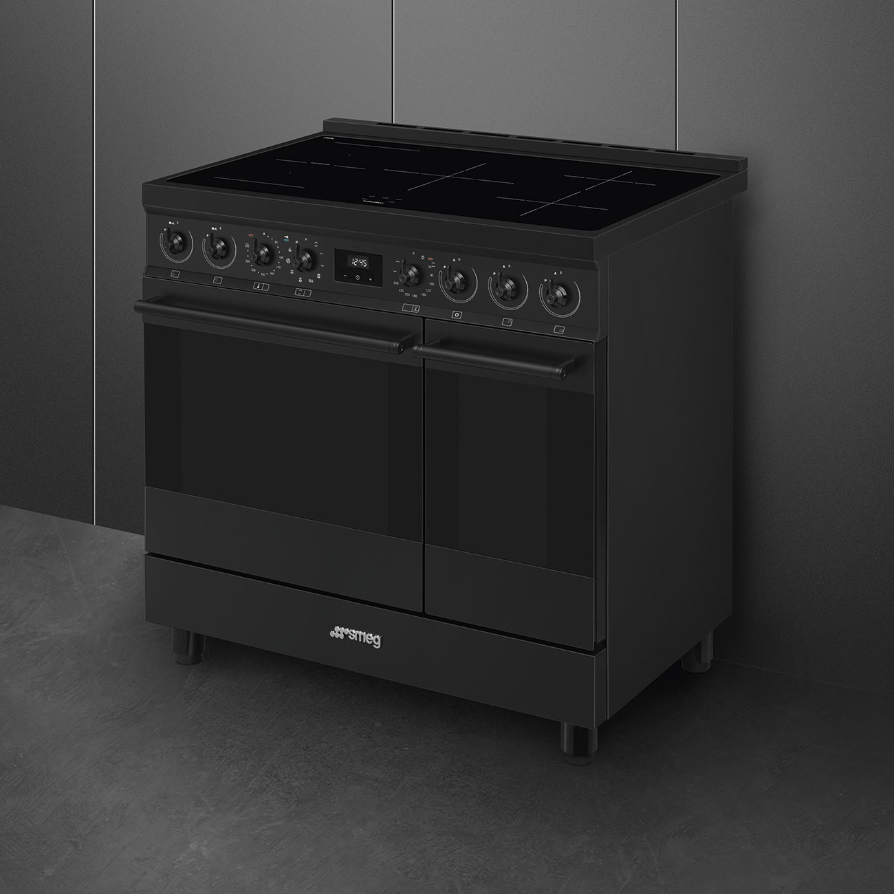 SMEG fornuis met inductie kookplaat - 90cm - C92IPN2
