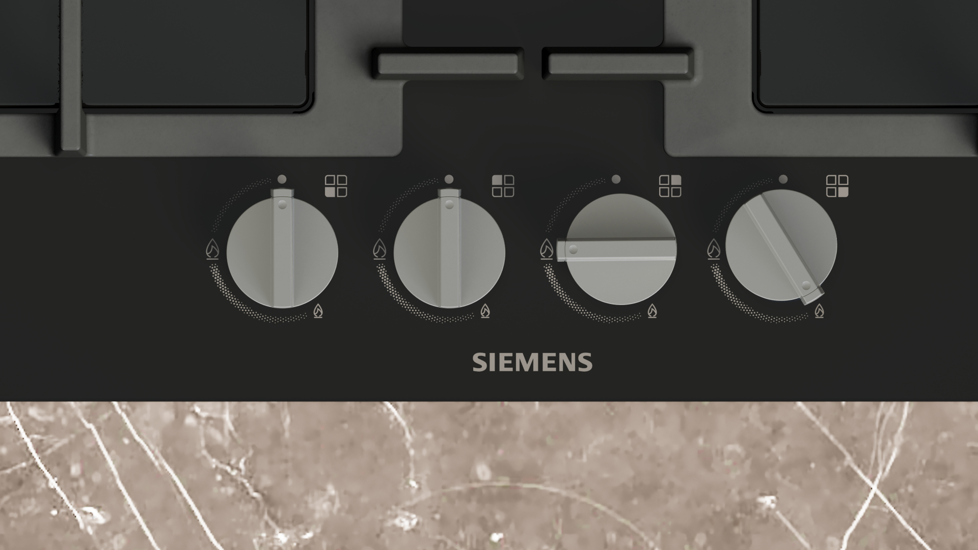 SIEMENS IQ300 gaskookplaat - 60cm - EN6B6HK40