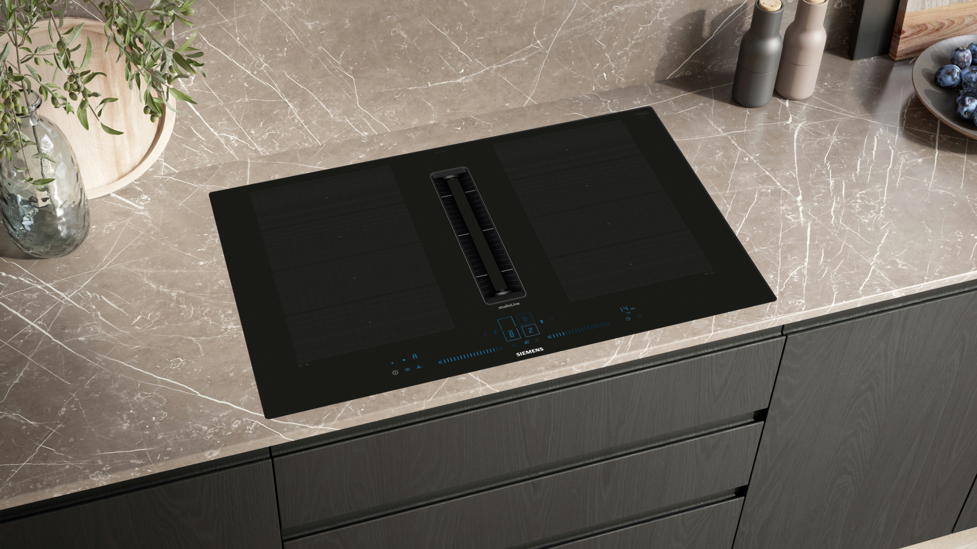 SIEMENS IQ700 kookplaat met afzuiging - 80cm - EX807NX68E