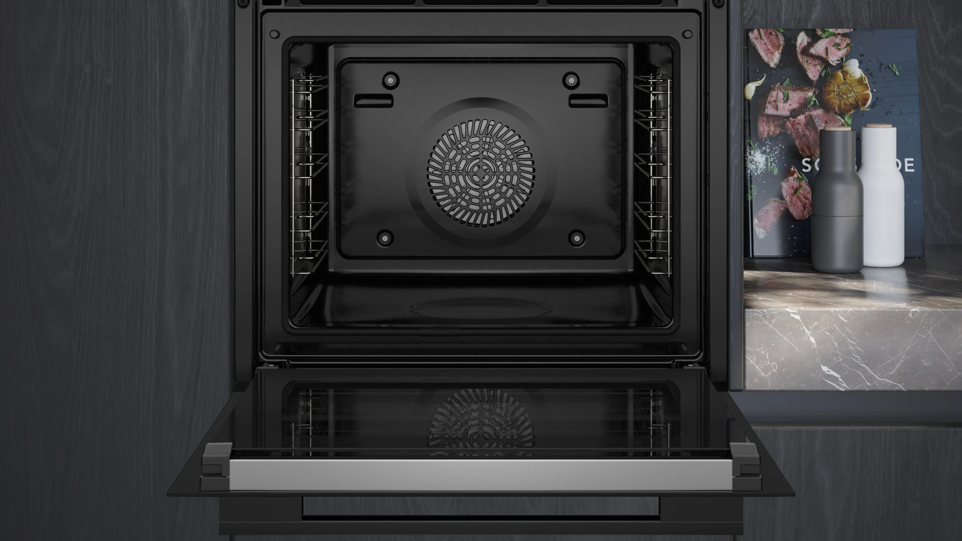 SIEMENS IQ700 multifunctionele oven met stoomtoevoeging - 60cm - HR776G3B1