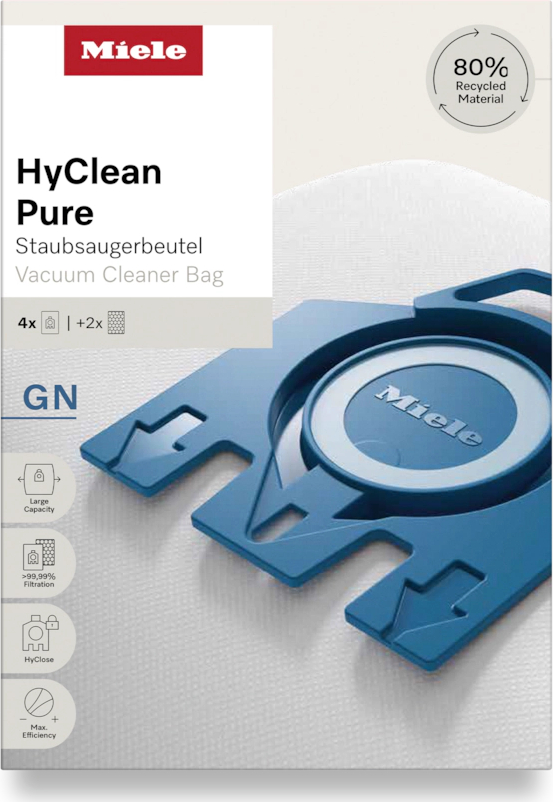 MIELE stofzuigerzak - GNHYCLEANPURE80RECYCLED4PACK