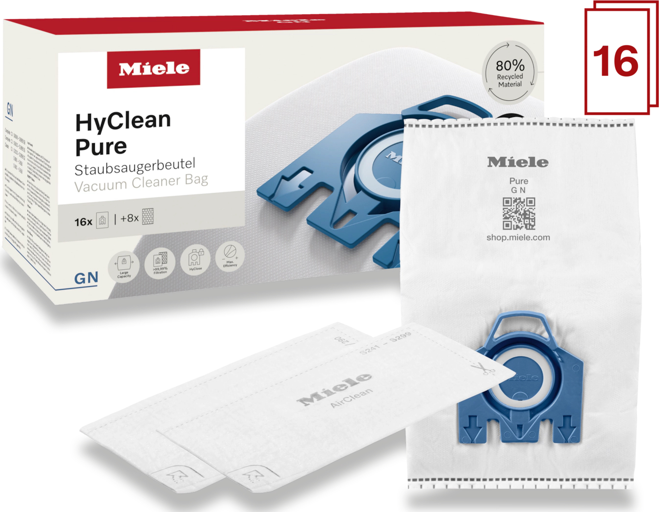 MIELE stofzuigerzak - GNXXLHYCLEANPURE