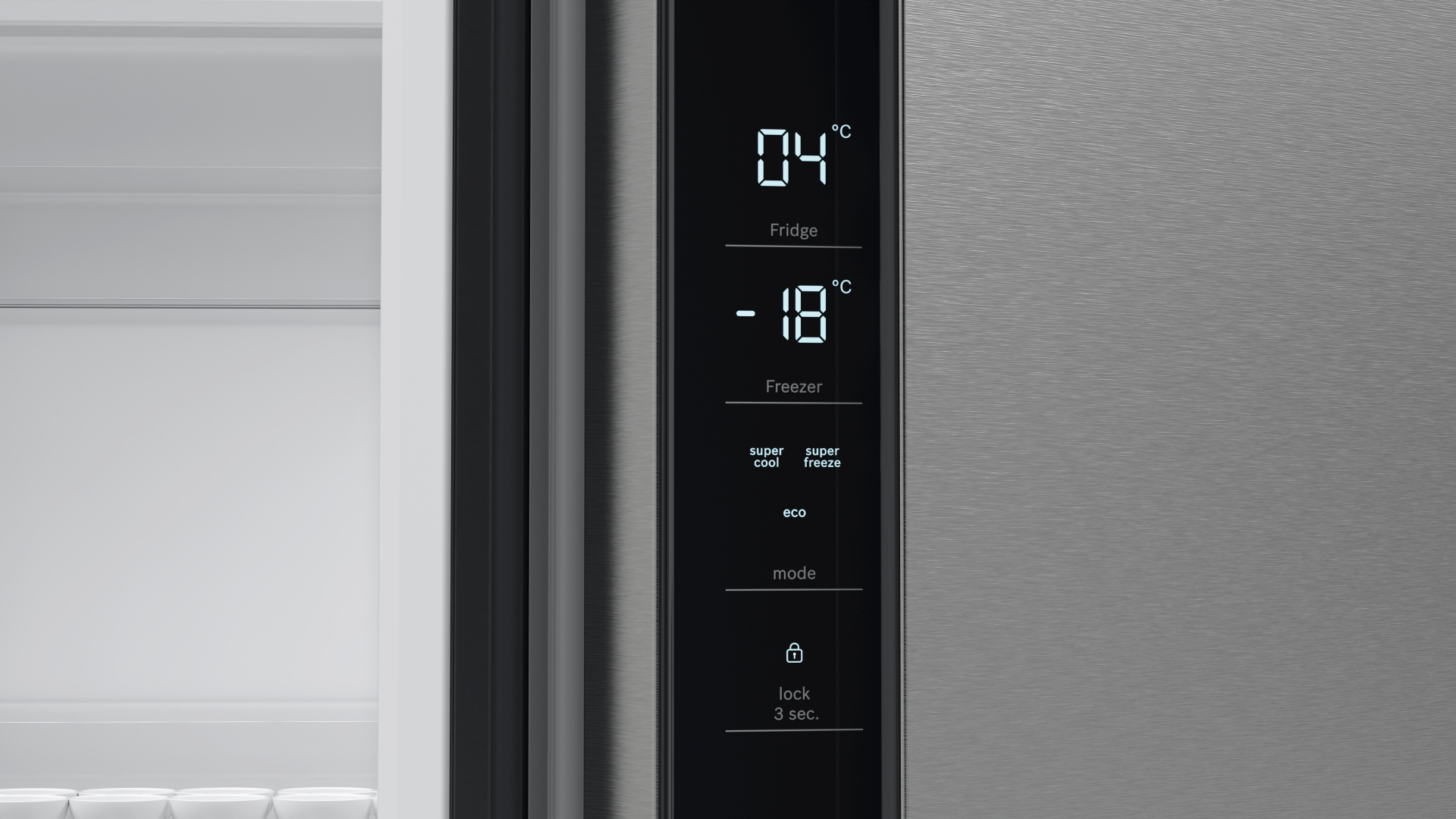 BOSCH SERIE 4 side-by-side - 183cm - KFN96VPEA