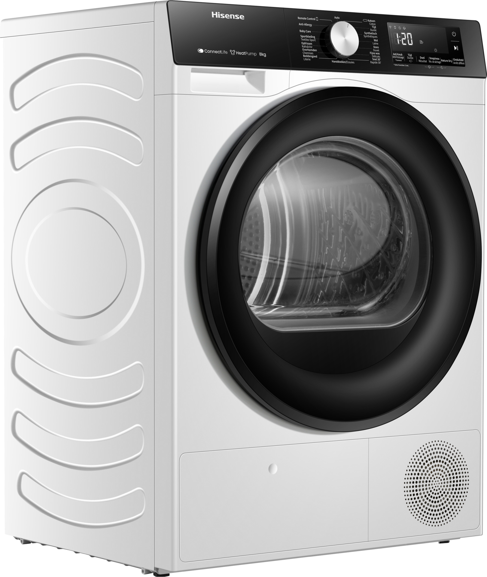 HISENSE droogkast - warmtepomp - DH3S802BW2