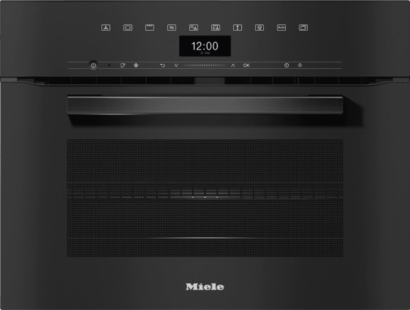 MIELE VITROLINE multifunctionele oven met microgolfoven - 45cm - H7440BMOBSW