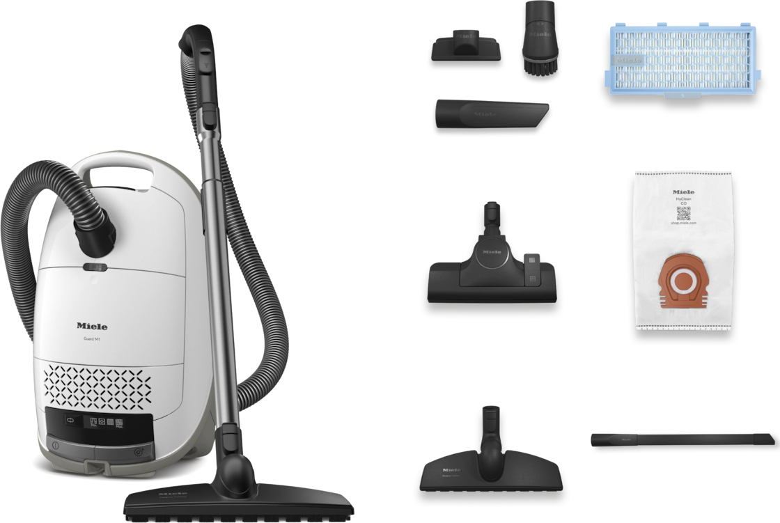 MIELE GUARD stofzuiger met zak - GUARDM1PARQUETFLEXBRILLIANTWHITECE