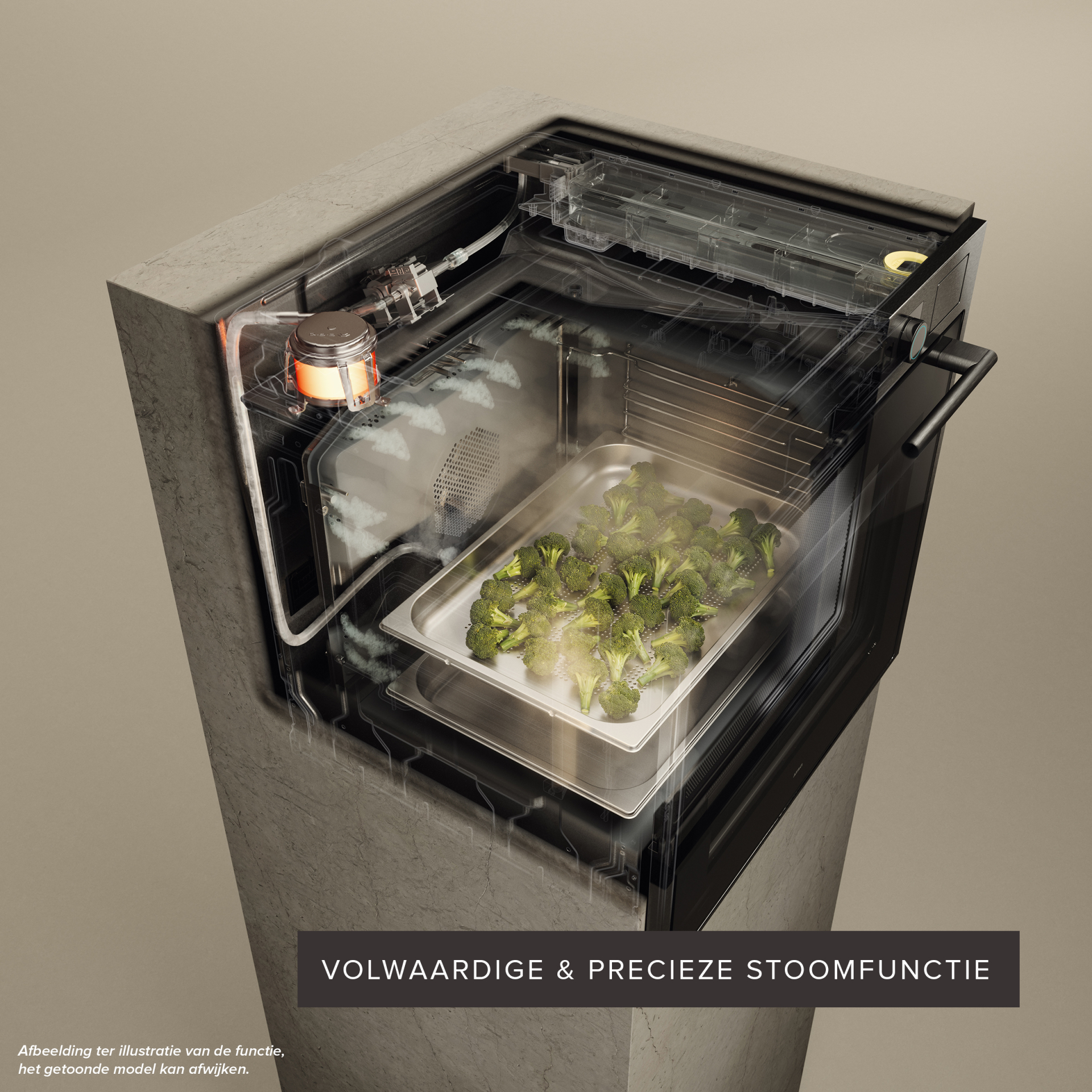 ATAG multifunctionele oven met stoom - 60cm - CS8612D
