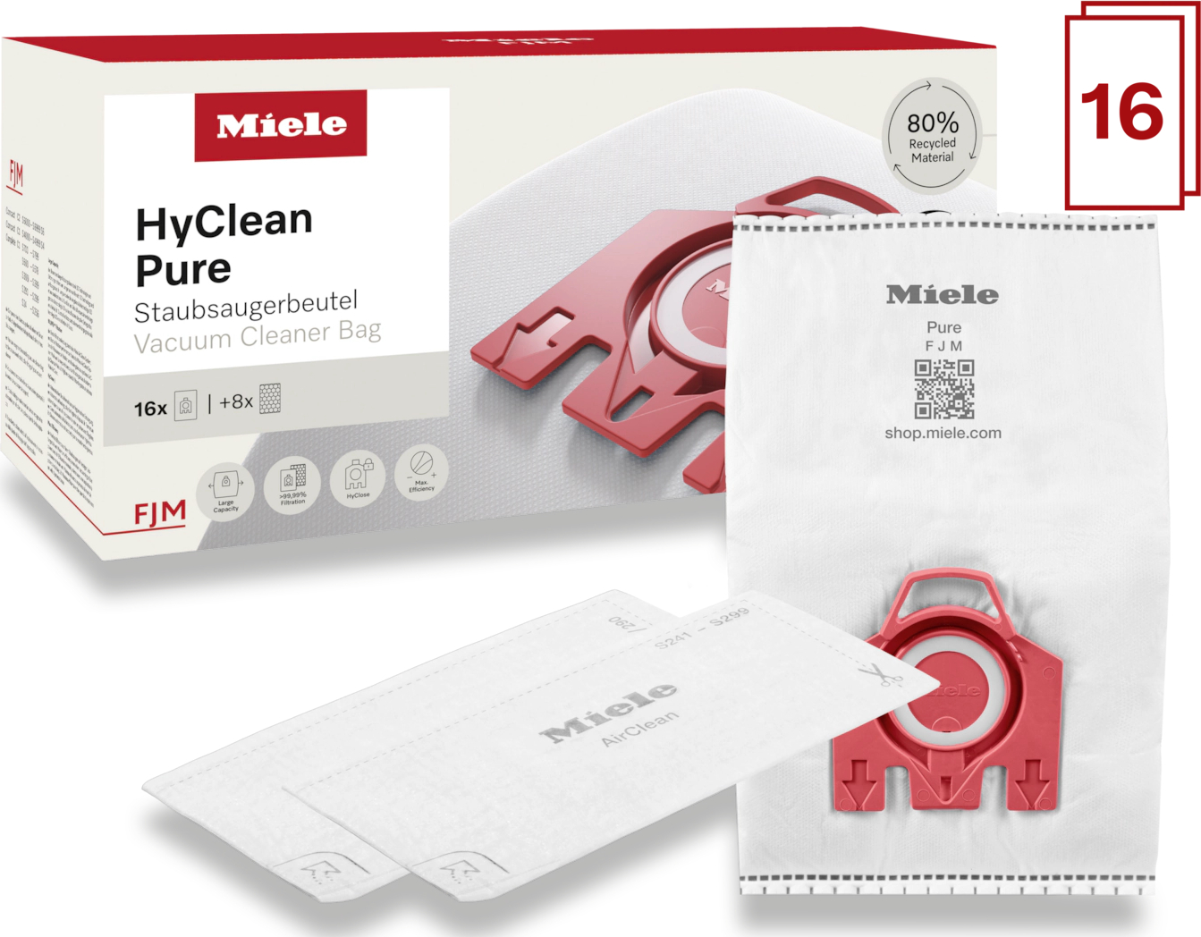 MIELE stofzuigerzak - FJMXXLHYCLEANPURE