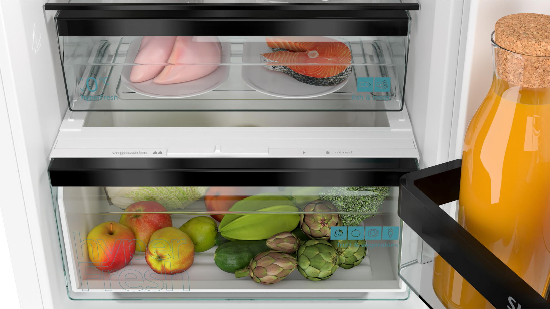 SIEMENS IQ500 koel-/vriescombinatie - 177cm - KI86NSDD0